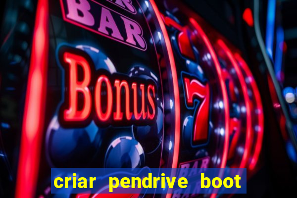 criar pendrive boot windows 10